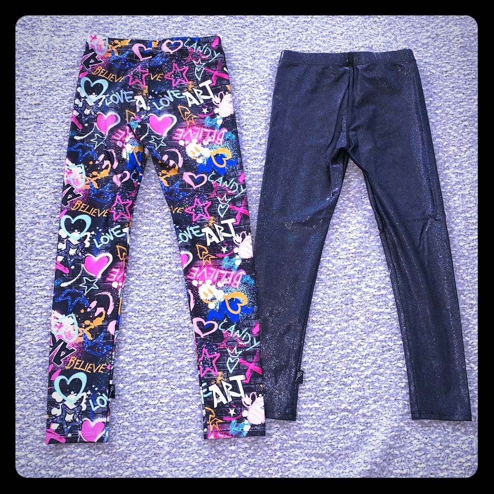 2 pairs of a Pixie Lane Leggings
